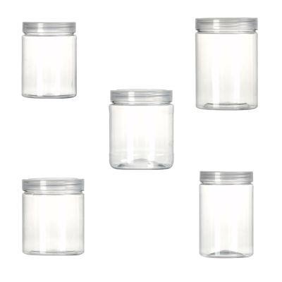 China Viable Wholesale ACP Plastic Jars With Lids Plastic Food Grade Pet Jar Cookie Jar Plastic Jars for sale