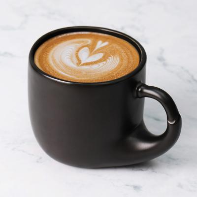 China Nordic Creative Fat Logo Bulk Handmade Ceramic Coffee Tea Cup Viable Handle Custom Mug for sale