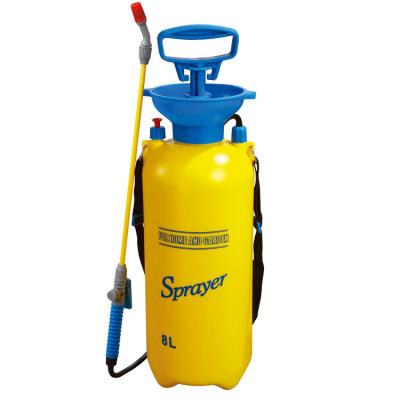 China Agriculture 8L Single Tube Octagonal Backpack Manual Agricultural High Pressure Hand Sprayer for sale