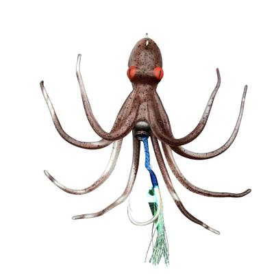 China Wholesale Cheap Price Luminous Effect Bionic Squid Hard Bait Flat Lure Fishing Kit for sale