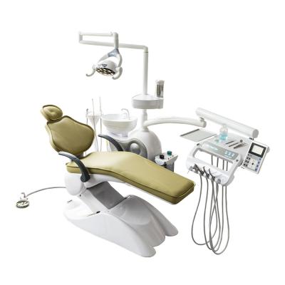 China Under Hand Or Hand Upper Mare 2 Sets Dental Unit Dental Chair With Disinfection System Safety Dental Unit Foshan for sale