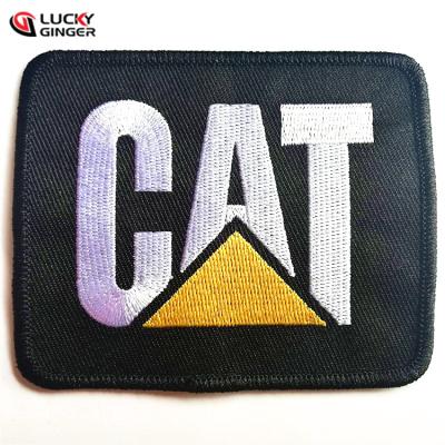 China wholesale high quality custom 3D Logo Stick On Cloth Embroidered iron on embroidery alphabet letters patches for apparel for sale