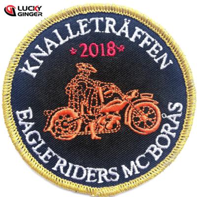 China Viable Custom Embroidered Biker Patches For Embroidery Patch Biker Apparel for sale