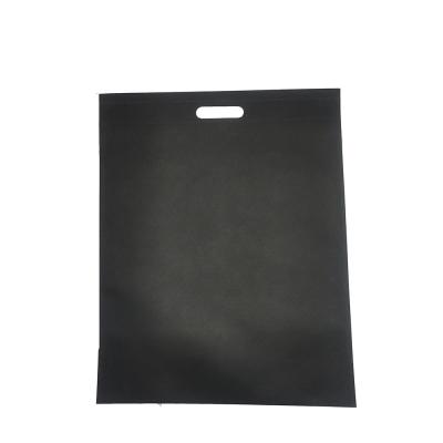 China Reusable Laminated Black White PVC Tote Bag With Logo Eco-friendly Promotional Custom Non Woven PP for sale