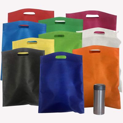 China Eco-Friendly New High Quality Custom Colorful Trade Show Tote Bag Diy Handle Nonwoven Material for sale