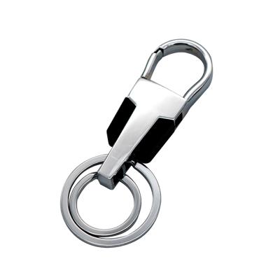 China Promotional Luxury Carabiner Business Metal Hook Man Gold Key Chain For Men for sale