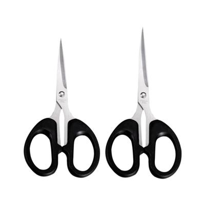 China High Quality Professional Black Universal Cutting Stainless Steel Office Student Scissors Set Manufacturers for sale