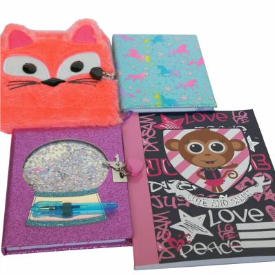 China Eco - Friendly Custom Printed Low Price Velvet Notebook Stationery With Low Price for sale