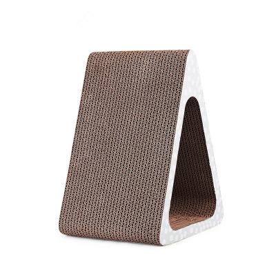 China Sustainable Tending Luxury Hign End Customized Eco-friendly 4C Offset Printing Corrugated Cardboard Cat Scratcher Wholesale for sale