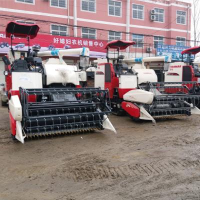 China Half feed AW85G Mini Combine Rice Harvester For Sale for sale