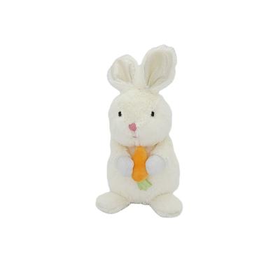 China Plush Toy Kids Gift Rabbit Doll Plush Stuffed Easter Gift With Carrot for sale