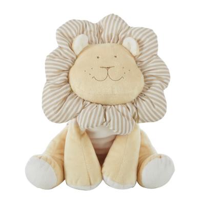 China Plush Ready To Ship 23cm Kid Gifts Cartoon Sound Doll Stuffed Toy Animal Soft Lion King for sale