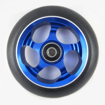 China 6061 Aluminum Metal Core Scooters Wheels 110 Mm Core 100% CNC Machined for sale