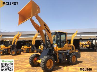 China 3500mm Compacte Gearticuleerde Front End Wheel Loader MCL940 ZL940 Geschatte Lading 2200kg Te koop