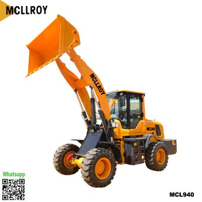 China 0.35mpa Front End Wheel Loader YN4102 dreef Aangejaagde 76kw voor Bouw aan Te koop