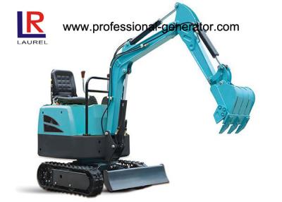 China Flexibele Beweging 16MPa Rubber7.4kw Mini Crawler Excavator Te koop