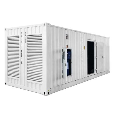 中国 1500kva コンテナ化ディーゼル発電機 1200KW カミンズディーゼル発電機セット AC 3相 販売のため