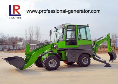 China Groene 1600kg 2700mm Multifunctionele Backhoe Lader Te koop