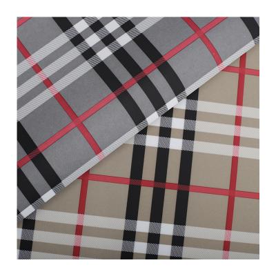 China Waterproof Polyester 200d Twill Oxford Fabric 100% Scottish Check For Luggage And Bag for sale