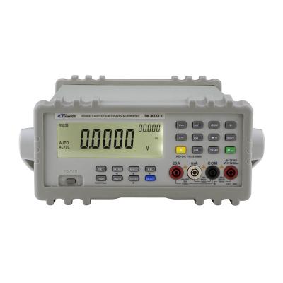 China Diode Test TM-8155+ Display Ture RMS 80000 DUAL Counts Bench Digital Multimeter for sale