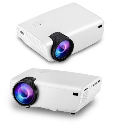 China Cost effective lcd mini android wifi projector for home school office. Available in black white and gold for sale