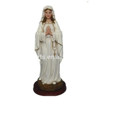 China Worldwide 12 Inch Resin Religious Items Our Lady of Rosa Mistica Virgin Mary Statues for sale