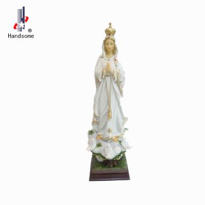 China Europe 14 inch Our Lady of Fatima Resin Antique Catholic Religious for sale