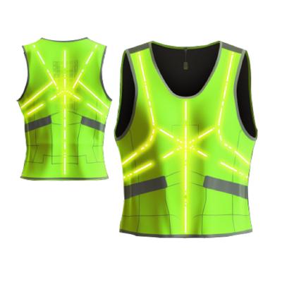 China Customized Fashion.various color FREE SAMPLE color high quality and fashionable led light men's luminous vest luminous clothing led light for sale