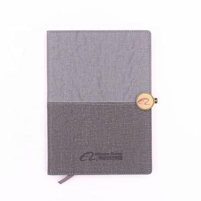 China Handmade Custom 2021 A5 Diary PU Notebook with Tape Office Suppliers Custom Printed Logo for sale