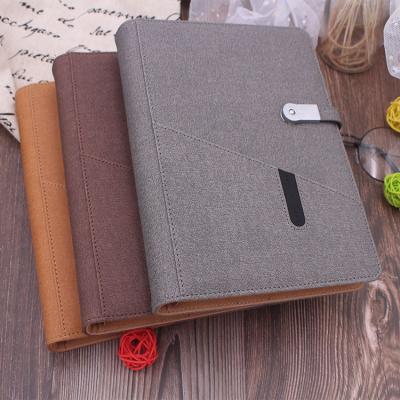 China Hardcover 2021 Leaf Notebook with Flash Drive and 16GB USB Pen for sale