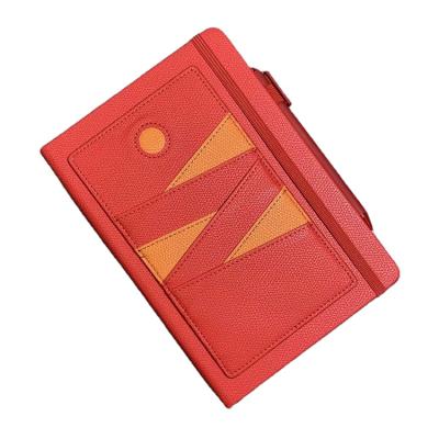 China 2021 NEW popular design PU cover daily diary leather hard notebook for sale