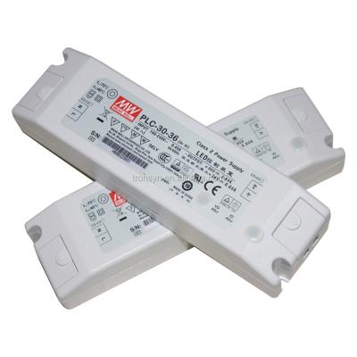 China LED Lighting Meanwell LED Driver 36V DC Power Supply 30W Constant Current Constant Voltage PLC-30-36 for sale