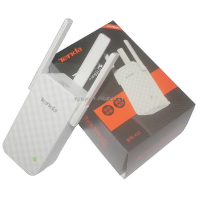 China Home Ministry Farmhouse Hotel Boat Original English Version TENDA A12 300Mbps WiFi Repeater Channel Wireless Supplement for sale