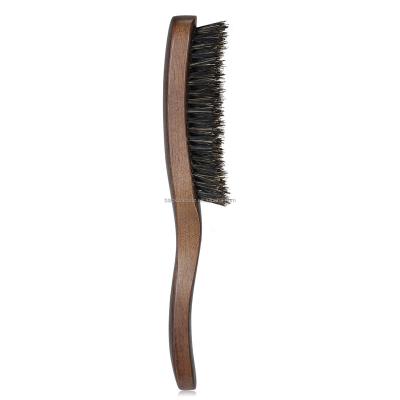 China Natural Wood Boar Mane Beard Brush Hair Brush Custom Wholesale Waterproof Long Handle Cleaning Brush for sale