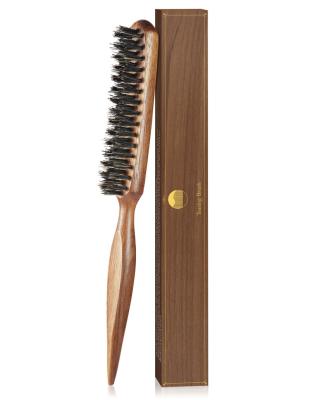 China Waterproof Black Walnut Hair Brush Barber Salon Styling Board Hair Brush for sale