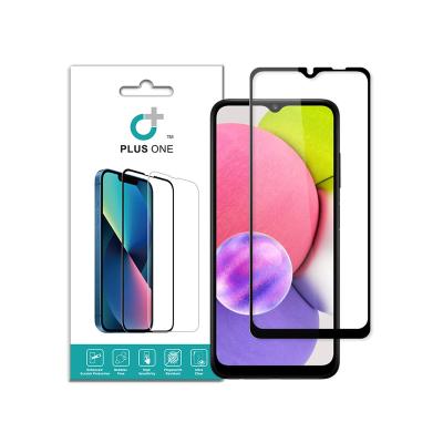 China Anti-scratch/anti shatterproof/bubble-free fingerprint OEM service full coverage tempered glass screen protector for Samsung A04s for sale