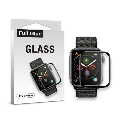 China Easy Install Anti-scratch/Full Glue Shatterproof Bubble Free Smart Watch Screen Protector For Series 7, PMMA Screen iWatch Protector For iWatch S7 41 45MM for sale