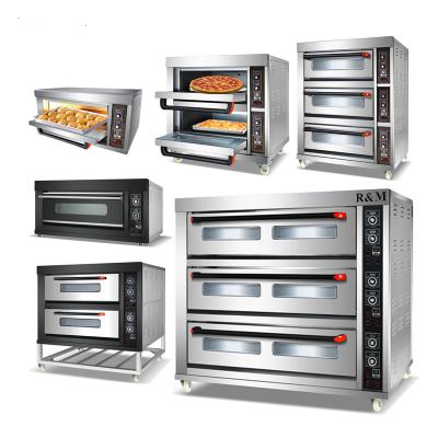 China RM Platform gas pizza oven gas oven commercial automatic industrial gas purchase cake bread price for sale bakery carried baking bread for sale