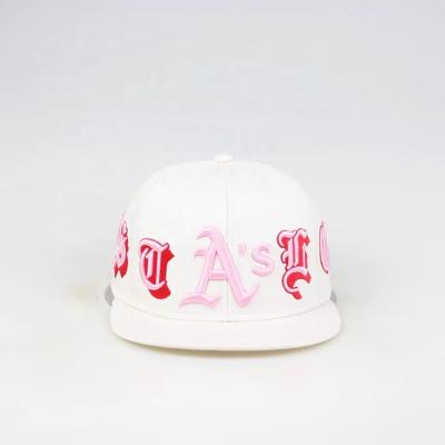 China COMMON whole size custom cotton fitted cap and hat,big embroidery flat brim hiphop cap for sale