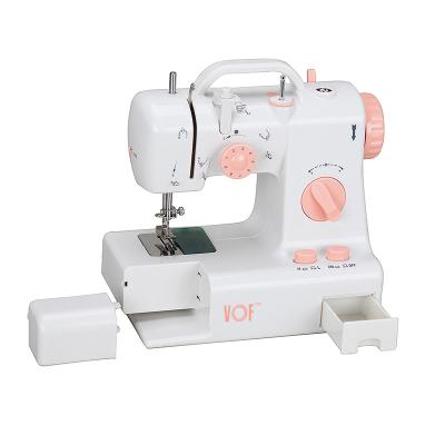 China Garment Shops OEM Mini Portable Sewing Machine Household Quilting Machine Household Sewing Machine FHSM-318 for sale