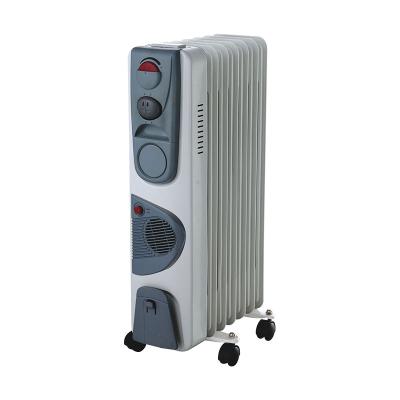 China HY-C3 Thermo 7fins/9fins/11fins/13fins Hotel Oil Filled Room Heater with Fan and 24 Hours Timer Available for sale