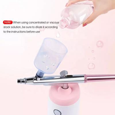 China Handy HY-2001 Mini Portable Rechargeable Cordless Airbrush Compressor For Make Up Kit for sale