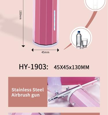 China New arriaval wireless airbrush HY-1903 handy make up kit for sale