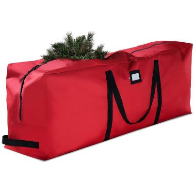 China Premium Waterproof Christmas Tree Storage Bag With Durable Handles And Smooth Double Zipper Holiday Waterproof Christmas Bag for sale