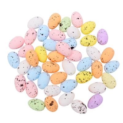 China Easter Decoration Ornaments Foam Easter Eggs Happy Easter Decorations Painted Bird Pigeon Craft Eggs DIY Kids Gift Favor Decor Home Easter Party for sale