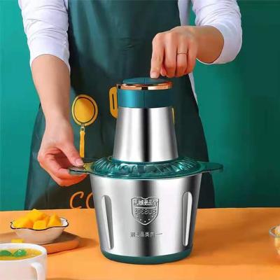 China Stainless Steel Electric Chopper Automatic Mincing Machine Quiet RV Food Processor 2L/3L for sale