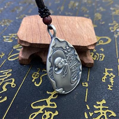 China Mens Ethnic Necklace Customizable Stainless Steel Pendant Necklace for sale