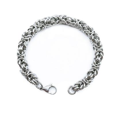 China FASHIONABLE Mens Jewelry Chain 316l Bracelet Stainless Steel With Charm for sale