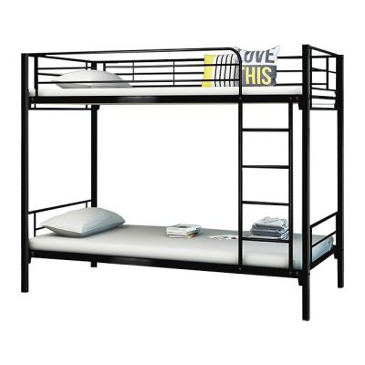 China Steel Double Bed Double Bunk Bed Adults Boarding (Full Size) Dormitory Metal Dormitory Bed letto Matrimoniale Castello With Decker Bed Iron Adjustable Imperial for sale