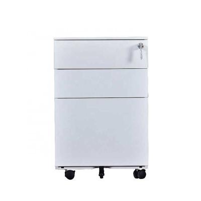 China 3 Drawer Mobile Filing Cabinet Convertible Steel Office Filing Cabinet For Sale for sale